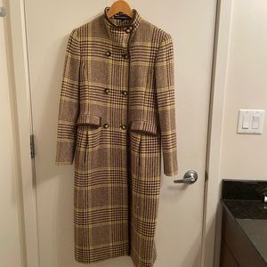 Beautiful plaid coat. Like new